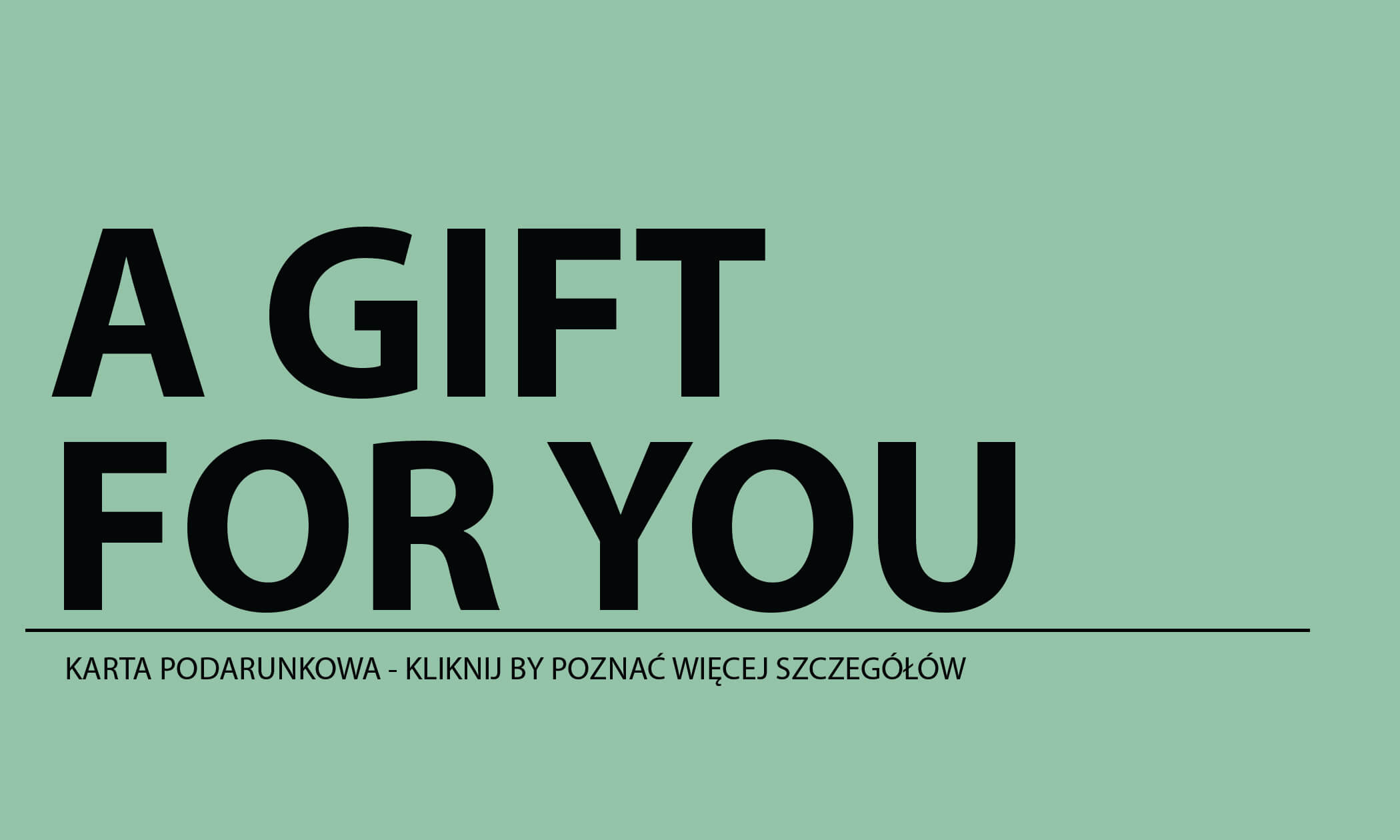 karta podarunkowa - strona glowna